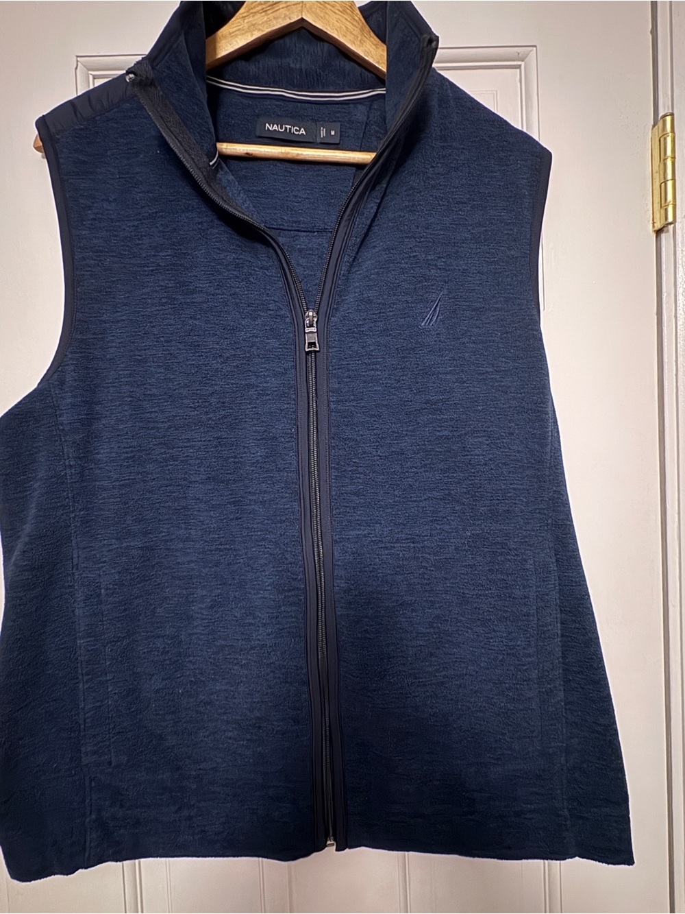 Nautica Men's Navy Full-Zip Sleeveless Vest